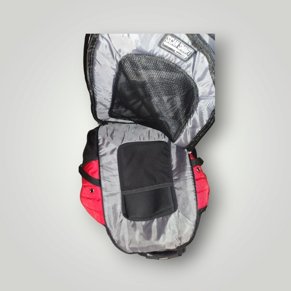 Swiss Army backpack Black Red Perfect For Air Travel Laptop backpack - Picture 4 of 16